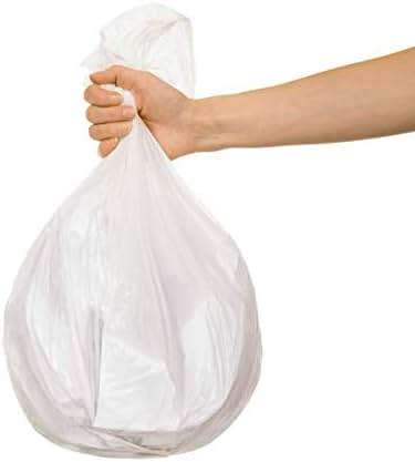 Karat Trash Bags [12-16 Gal - 1000 pc] | 6 Microns | Clear High Density Garbage Can Liners | 24" x 33" - Image 4