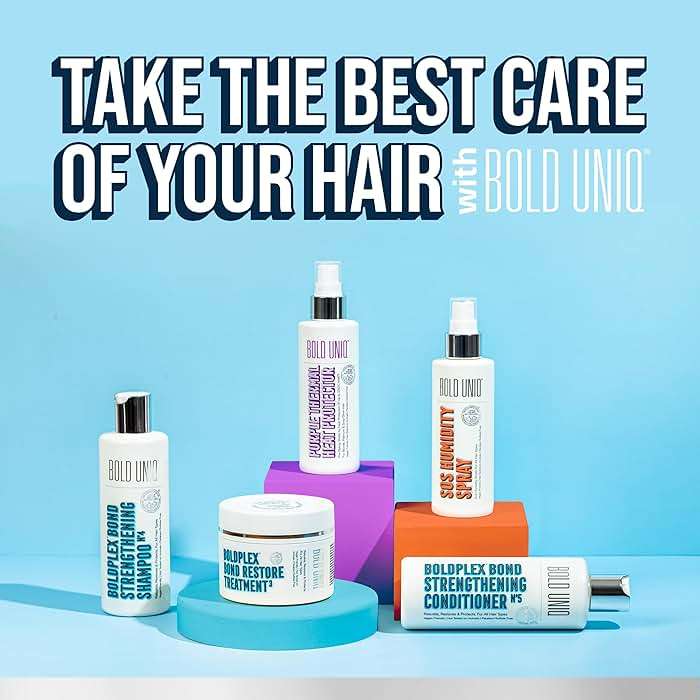 BOLD UNIQ BoldPlex Hair Mask - Deep Conditioner For Dry, Damaged Hair - Mascarilla Para El Cabello - Helps Repair and Nourish Curly, Bleached, or Frizzy Hair - 6.76 Fl Oz - Image 9