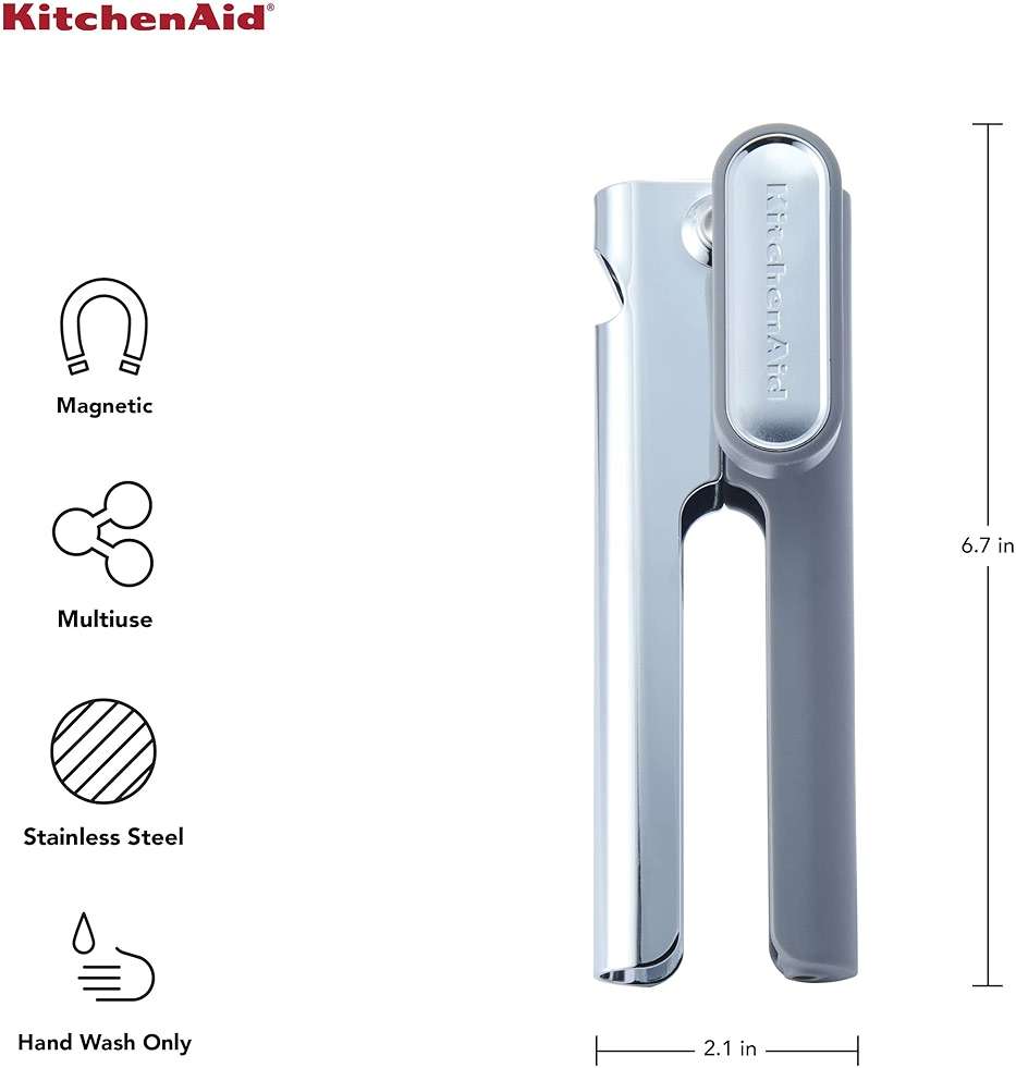 KitchenAid No Mess Multi Function Can Opener, One size, Gray - Image 2