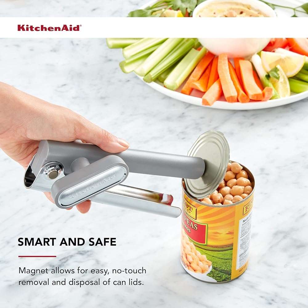 KitchenAid No Mess Multi Function Can Opener, One size, Gray - Image 6