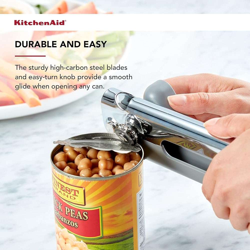 KitchenAid No Mess Multi Function Can Opener, One size, Gray - Image 7
