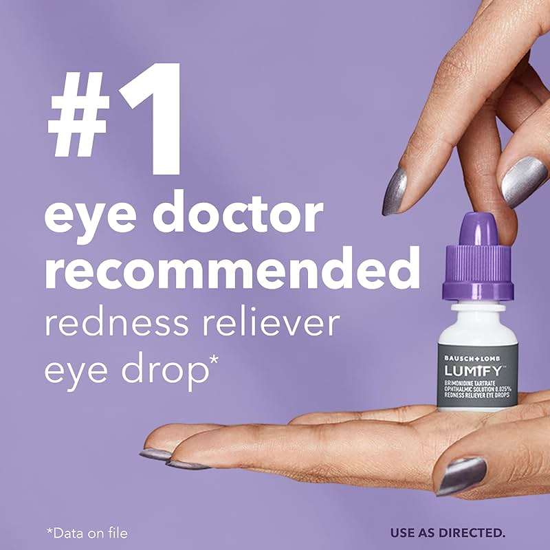 LUMIFY Eye Drops for Red Eyes, Redness Reliever for Brighter Looking Eyes, Works in 1 Minute & Lasts Up to 8 Hours, Eye Drops, 0.17 Fl Oz (5 mL) - Image 3