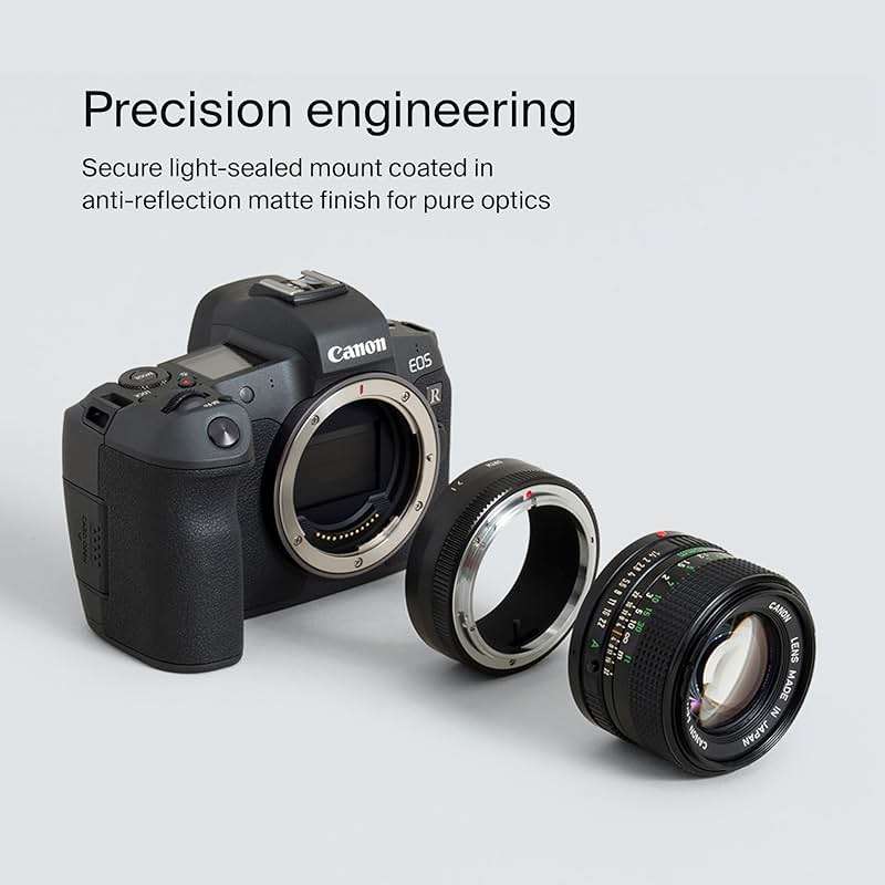 Urth Lens Mount Adapter (Manual): Compatible with Canon FD Lens to RF Camera Body - Image 5