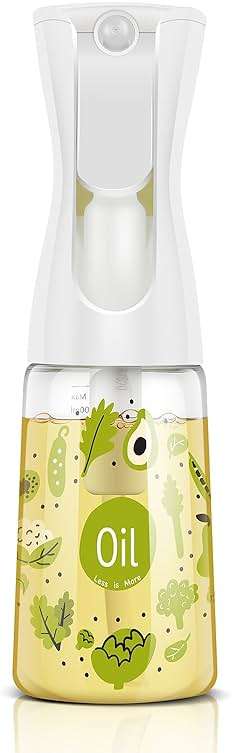 Mistifi Oliver Oil Sprayer for cooking, Spray bottle 6oz, Non-Aerosol Refillable Dispenser Oil Mister FS601 Green Vegetable - Image 1