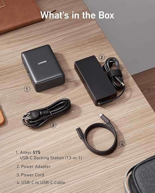 Anker Laptop Docking Station, 13-in-1 USB-C Docking Station, Triple Display with 2xHDMI and 1xDP, 10 Gbps USB-C and 5 Gbps USB-A Data, Ethernet, Audio, SD, 85W Charging for Dell, HP, Lenovo and More - Image 8
