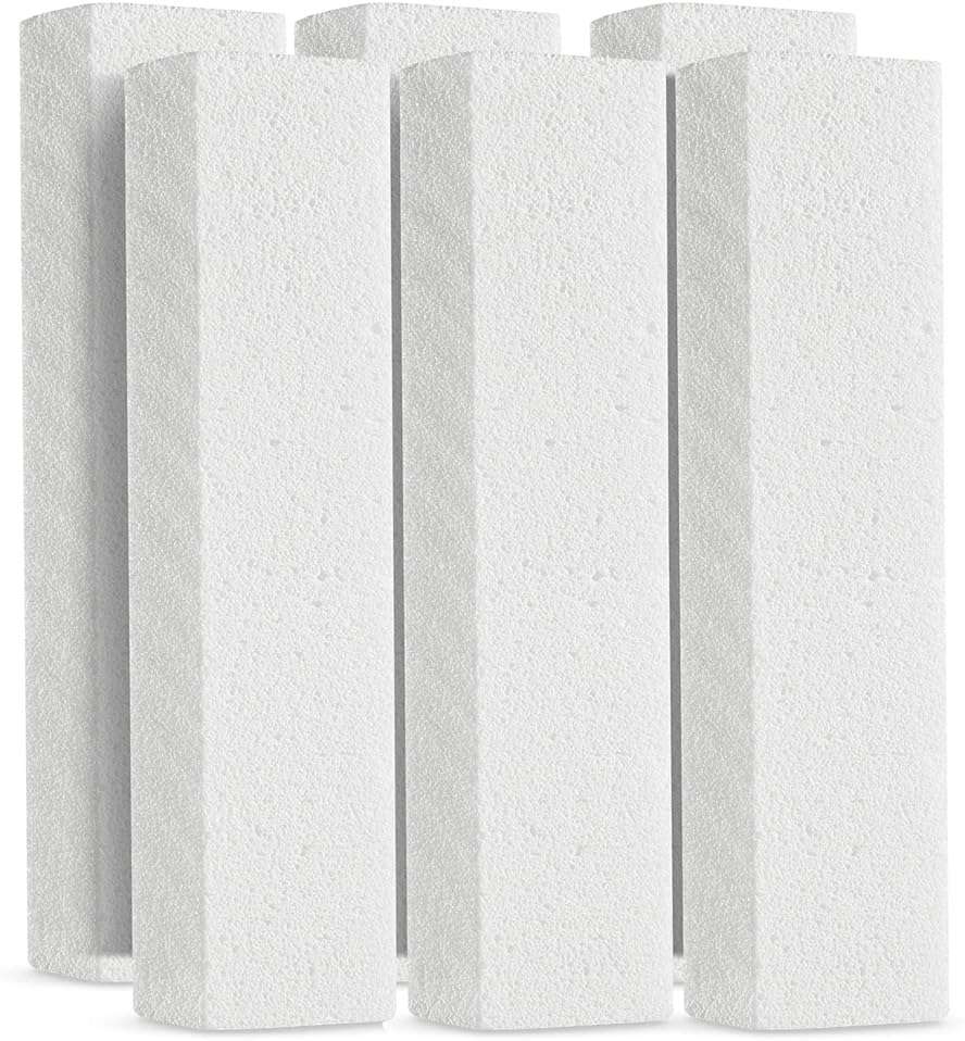 8 Pack Pumice Stone for Toilet Bowl Cleaning, Scouring Stick Remove Hard Water Rings, Calcium Buildup and Rust, Pumice Cleaning Bar for Tile Bath-tub - Image 1