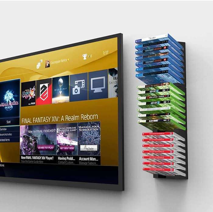 Monzlteck Video Game Case Storage Wall Mount | Metal - Image 5