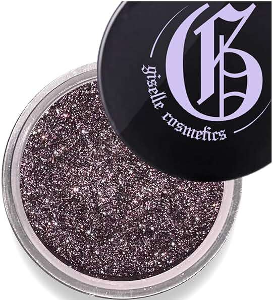 Giselle Cosmetics Black Cherry Loose Mineral Eyeshadow Palette - Versatile Make Up Kit with Highlighter Makeup, Glitter, Shimmer, and Colorful Shades - Image 1