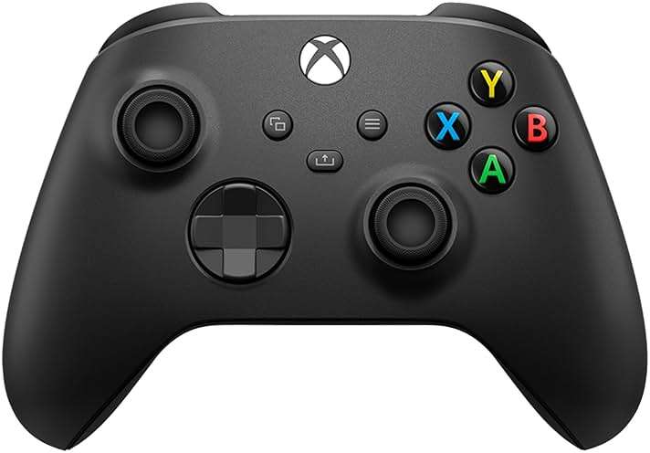 Xbox Core Wireless Gaming Controller – Carbon Black Series X|S, One, Windows PC, Android, and iOS - Image 1