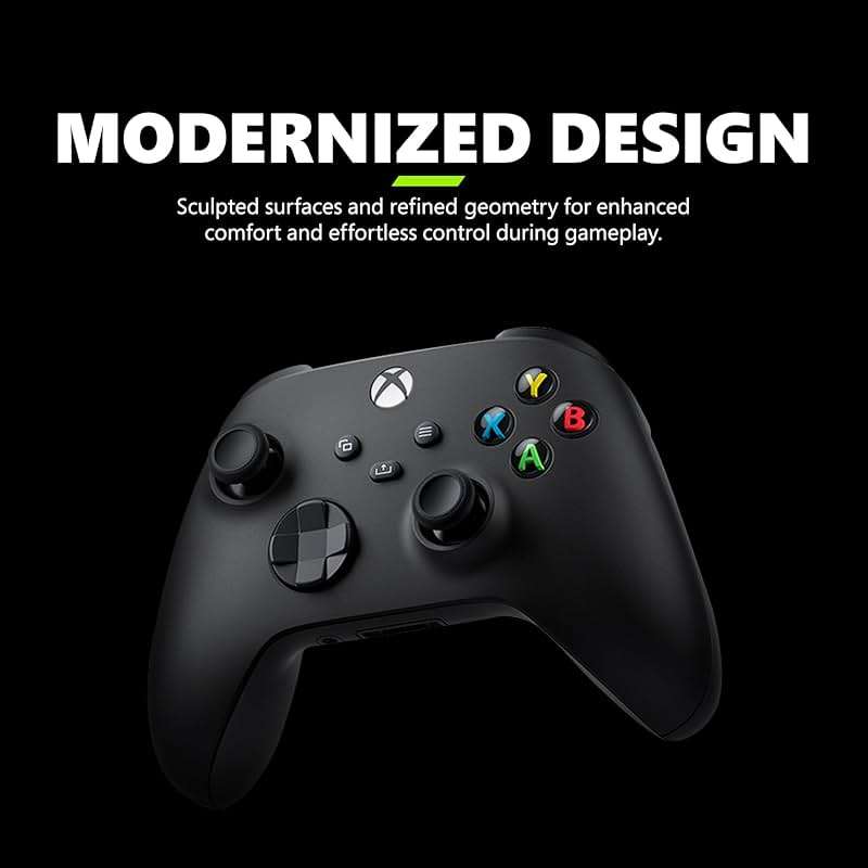 Xbox Core Wireless Gaming Controller – Carbon Black Series X|S, One, Windows PC, Android, and iOS - Image 3