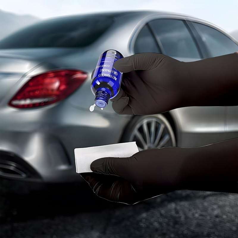 Advanced Graphene Ceramic Coating for Cars(70ML),12H Graphene Coating for Auto Car Detailing,10+ Years of Long Lasting Car Protection,Gloss Hydrophobicty Anti Scratch - Image 5