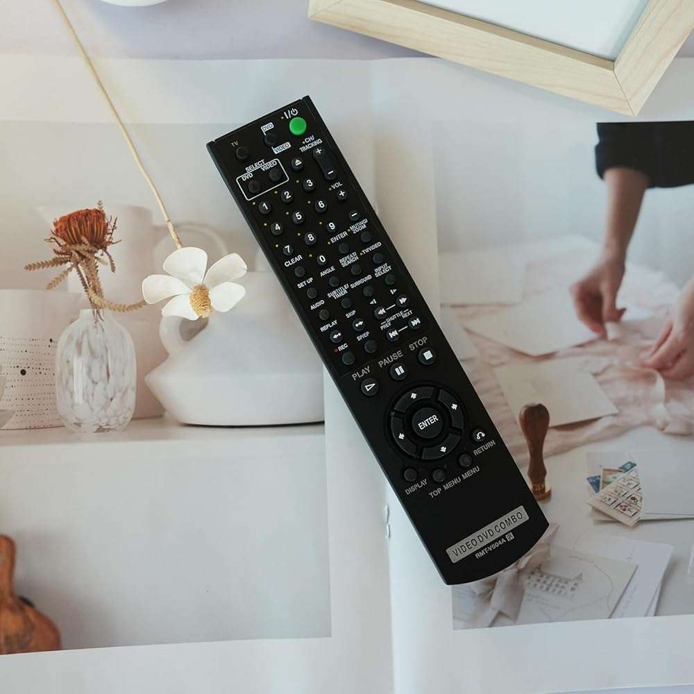 Replacement Remote Control RMT-V504A Fit for Sony DVD/VCR Combo Player Compatible with RMT-V501, RMT-V501A, RMT-V501C, RMT-V501D, RMT-V501E and RMT-V501F - Image 3