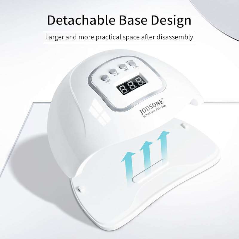 JODSONE U V LED Nail Lamp, Nail Dryer for Gel Polish, Led Light with Automatic Sensor & 4 Timers - Image 5