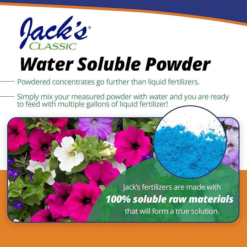 Jack's Classic 10-30-20 Blossom Booster Water-Soluble Fertilizer with Micronutrients for Increasing Color and Quantity of Blooms in Flowering Plants, 4lbs - Image 5
