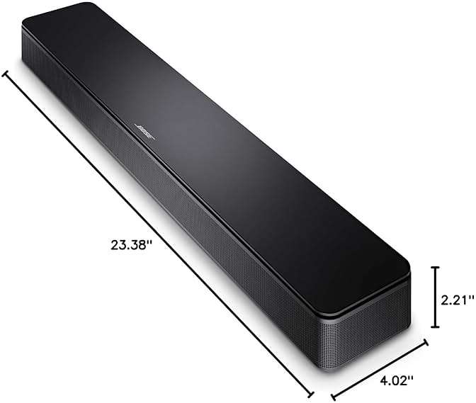 Bose TV Speaker - Soundbar for TV with Bluetooth and HDMI-ARC Connectivity, All-in-One Compact Soundbar, Includes Remote Control, Black - Image 3