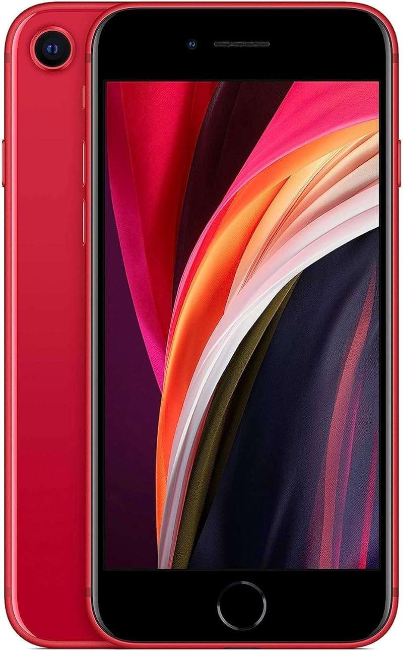 Apple iPhone SE (2nd Generation), 64GB, Red - Unlocked (Renewed) - Image 1