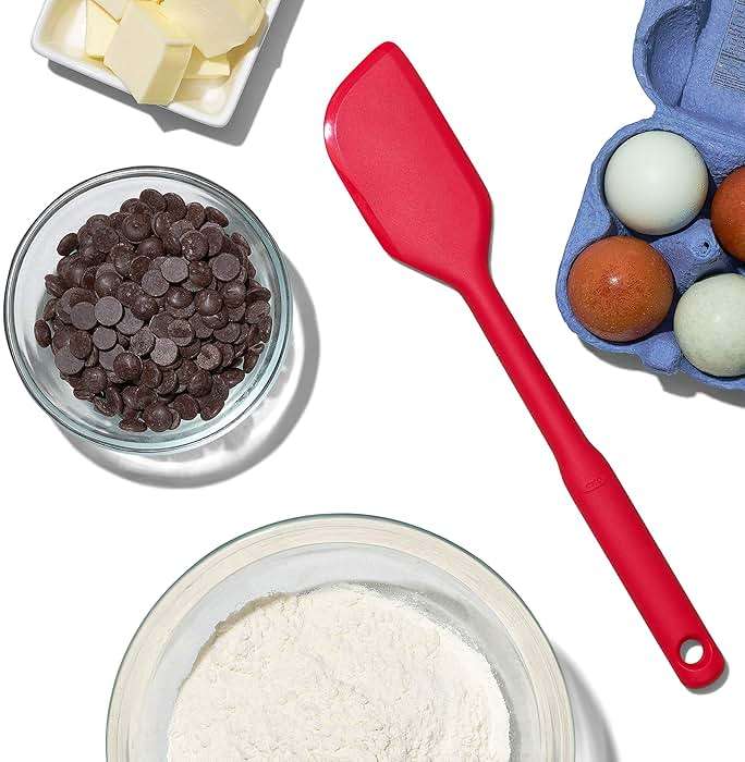 OXO Good Grips 3 Piece Silicone Spatula Set, One Size, Multi, Multicolor - Image 9