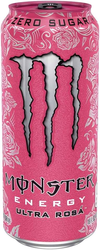 Monster Energy Zero Sugar Ultra Rosa - 16 ounce - Image 1