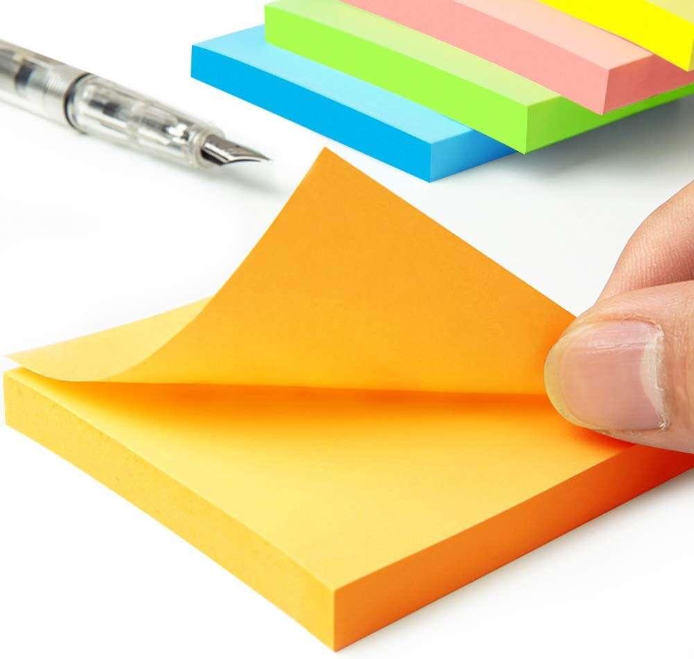 Phthdoty 8 Pads Pop Up Sticky Notes 3x3 Refills Bright Colors Self-Stick Notes Pads Super Adhesive Sticky Notes Great Value Pack - Image 6