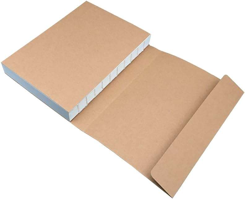 Kraft Cover Drawing Notebook & Sketchbook – Set of 2 Blank Plain Sketch Books – 125g Thick Paper, 200x280mm Paper Ideal for Drawing & Sketching- 128 sheets/256 Pages – 180 Degree Opening, 2pcs - Image 4