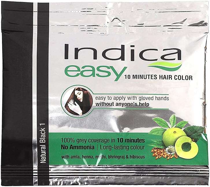 Indica Easy Shampoo Based Hair Colour Black | Pack of 3 - Image 4