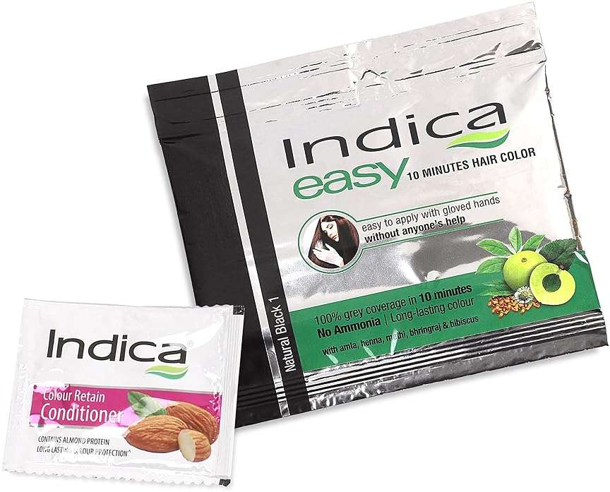 Indica Easy Shampoo Based Hair Colour Black | Pack of 3 - Image 6