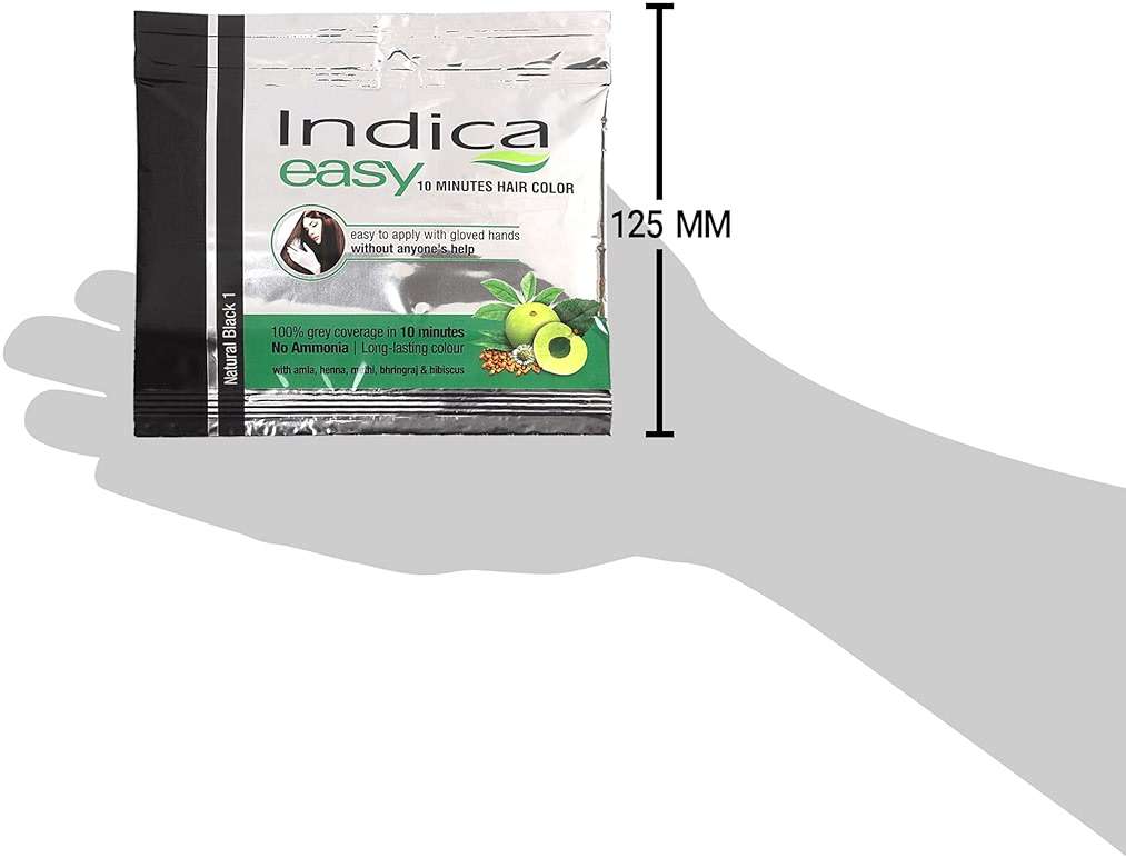 Indica Easy Shampoo Based Hair Colour Black | Pack of 3 - Image 8