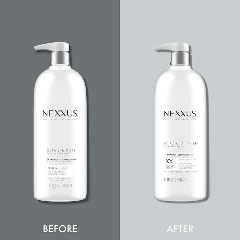 Nexxus Clean and Pure Clarifying Shampoo, With ProteinFusion, Nourished Hair Care Silicone, Dye And Paraben Free 33.8 oz - Image 7