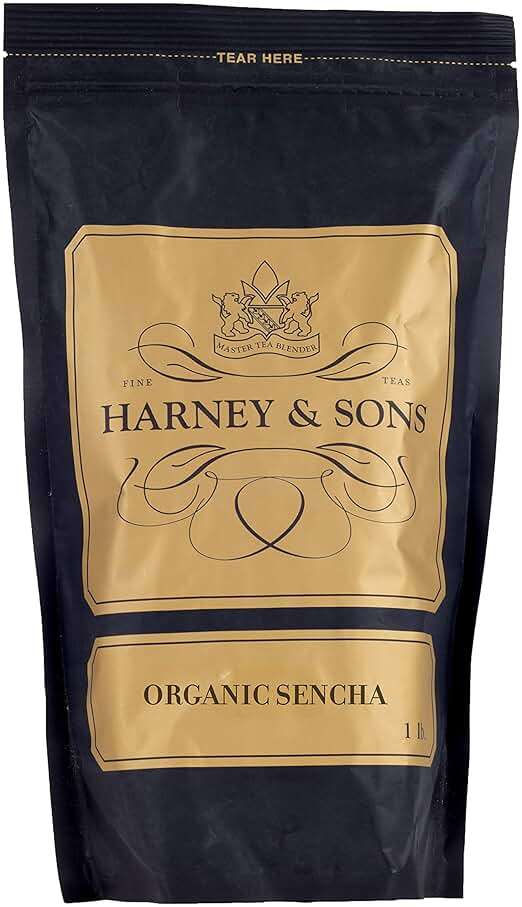 Harney & Sons Organic Sencha Tea| 16oz Bag of Loose Leaf Tea - Image 2