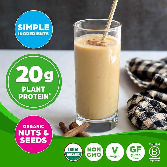 Orgain Organic Simple Vegan Protein Powder, Vanilla - 20g Plant Based Protein, Made with less Ingredients, No Artificial Sweeteners, Gluten Free, No Dairy or Lactose, 1.25 lb (Packaging May Vary) - Image 4