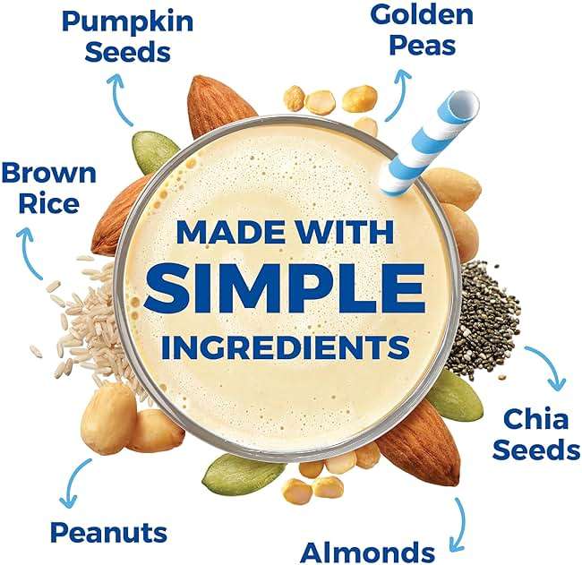 Orgain Organic Simple Vegan Protein Powder, Vanilla - 20g Plant Based Protein, Made with less Ingredients, No Artificial Sweeteners, Gluten Free, No Dairy or Lactose, 1.25 lb (Packaging May Vary) - Image 5