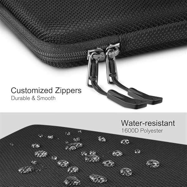 FINPAC Hard Laptop Sleeve Case for MacBook Neo A18 Pro,13 inch MacBook Air 2026 M5/M4/M3/M2/M1,14 inch MacBook Pro 2026 M5/M4/M3/M2 Pro/Max,Waterproof Case for Dell,Surface Laptop,HP,Acer,Black | Hard - Image 6