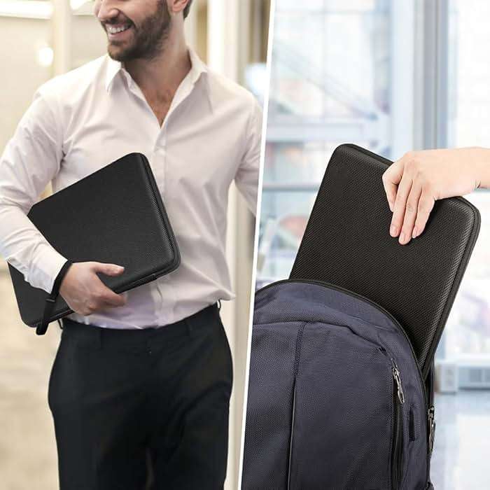 FINPAC Hard Laptop Sleeve Case for MacBook Neo A18 Pro,13 inch MacBook Air 2026 M5/M4/M3/M2/M1,14 inch MacBook Pro 2026 M5/M4/M3/M2 Pro/Max,Waterproof Case for Dell,Surface Laptop,HP,Acer,Black | Hard - Image 7