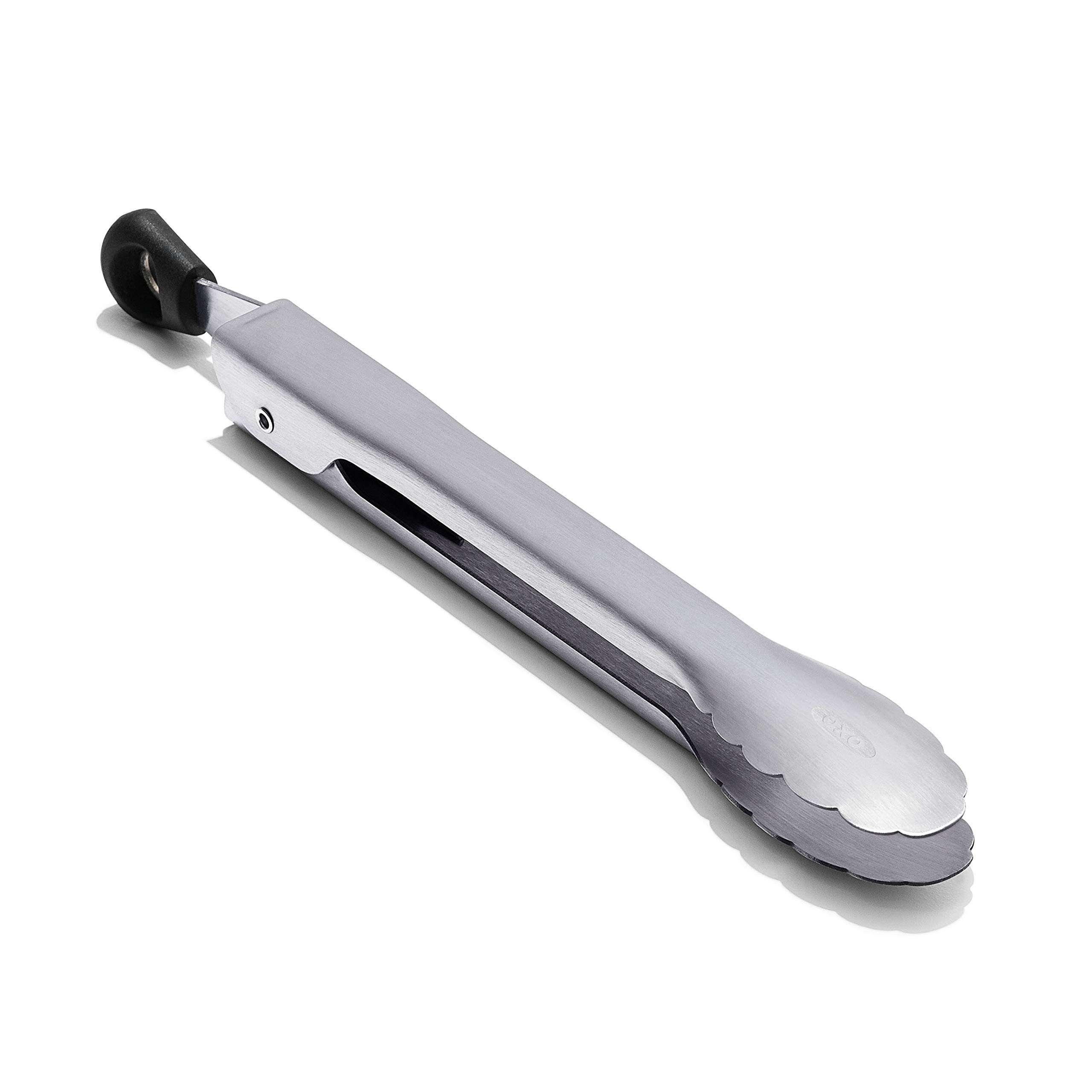 OXO Good Grips 7-Inch Mini Tongs, Stainless Steel - Image 1