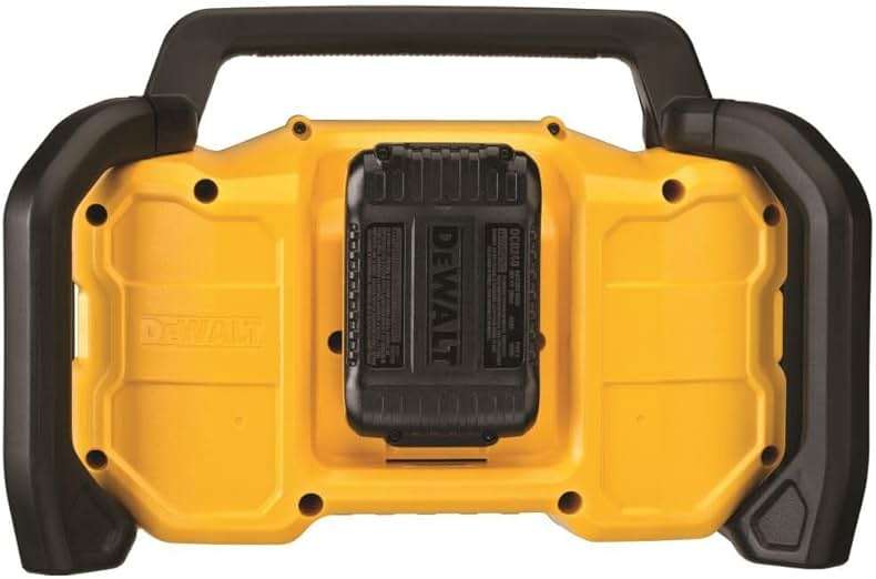 DEWALT 12V/20V MAX Portable Bluetooth Radio, Cordless, 100 ft Range, 3.5” Subwoofers, Jobsite (DCR028B) - Image 4