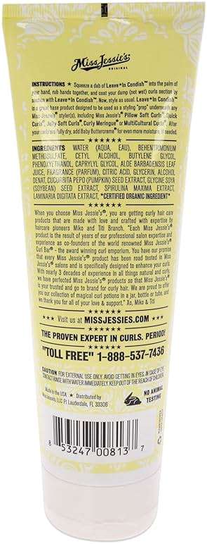 Miss Jessies Leave in Condish Unisex Conditioner 8.5 oz - Image 2