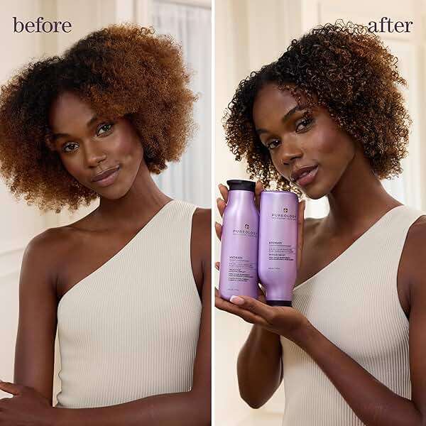 Pureology Hydrate Shampoo - For Dry or Color Treated Hair, Moisturizing Shampoo For Hydration & Softness, With Rose Extract & Green Tea, Vegan & Sulfate-Free - Image 4