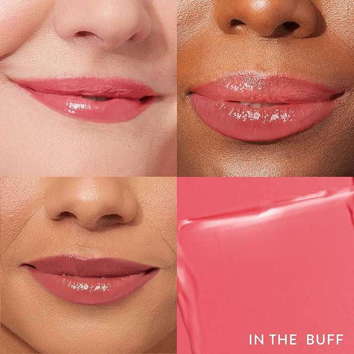 LAURA GELLER NEW YORK Jelly Balm Tinted Lip Balm – In the Buff – Hydrating Lip Color with Shine Finish – Squalane & Vitamin E – Buildable Sheer to Medium Coverage – Vegan & Cruelty-Free - Image 2