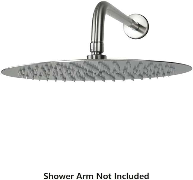 NearMoon Rain Shower Head, Ultra-Thin Design-Pressure Boosting, Awesome Some Experience, High Flow Stainless Steel Rainfall Head (12 Inch, Brushed Nickel) - Image 5