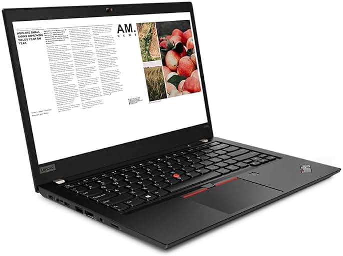Lenovo ThinkPad T490 20N20032US 14 inches Notebook- 1920 X 1080 - Core i5 I5-8265U - 8 GB RAM - 256 GB SSD - Black - Win10 Pro 64-bit (Renewed) - Image 5