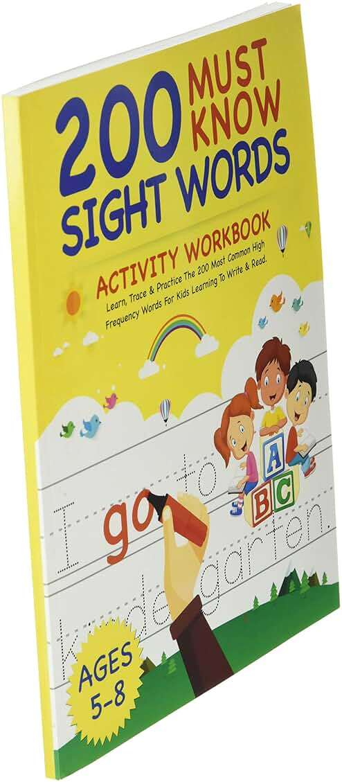 200 Must Know Sight Words Activity Workbook: Learn, Trace & Practice The 200 Most Common High Frequency Words For Kids Learning To Write & Read. | Ages 5-8 - Image 3