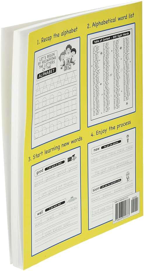 200 Must Know Sight Words Activity Workbook: Learn, Trace & Practice The 200 Most Common High Frequency Words For Kids Learning To Write & Read. | Ages 5-8 - Image 4
