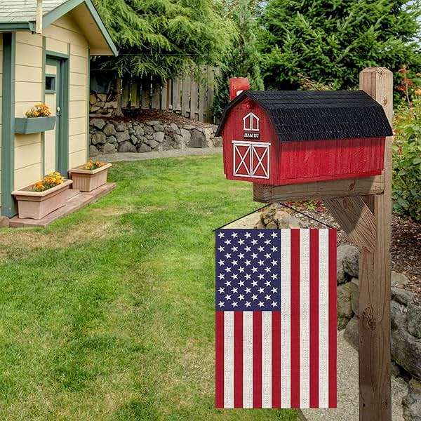 American Garden Flag USA Independent Day 4th of July Celebrate Burlap Double Sided Outdoor Yard Decorations 12.5 x 18 Inch - Image 6