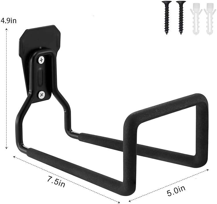 Sageme Hose Hanger, Heavy Duty Metal Hose Holder Wall Mount, Hook for Garden Hose/Expandable Hose/Hose Reel/Water Hose/Pocket Hose/Flexable Hose/Magic Hose 100 Ft - Image 3
