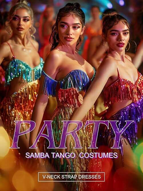 TWINKLEDE Mardi Gras Skirt Sequin Fringe Belly Dance Hip Scarf Skirts Rave Party Outfits for Women - Image 3