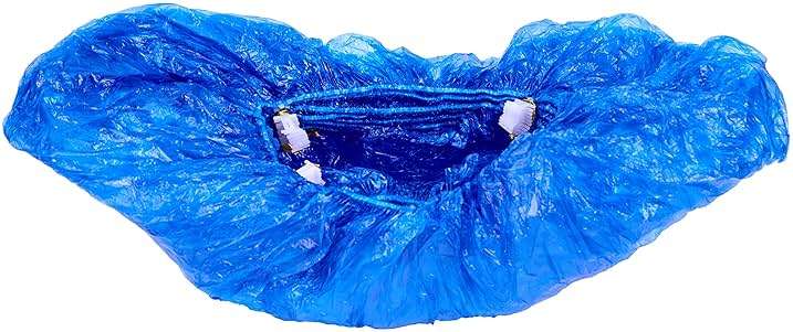 JATHIN Disposable Shoe Cover Refills for Automatic Dispenser Machine - Waterproof, Non-Slip T-Buckle Plastic Booties for Indoors, Home, Construction and Carpet Protection 100 Pcs - Image 4