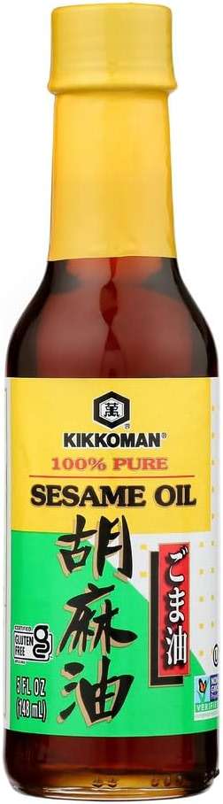 Kikkoman 100% Pure Sesame Oil (2 Pack, Total of 10fl.oz) - Image 1
