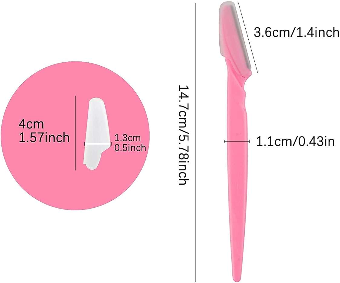 Eyebrow Razor 62 Pcs Multipurpose Exfoliating Dermaplaning Tool Trimming and Shaving Grooming for Face and Eyebrow Shaper for Women and Man Mooerca - Image 7