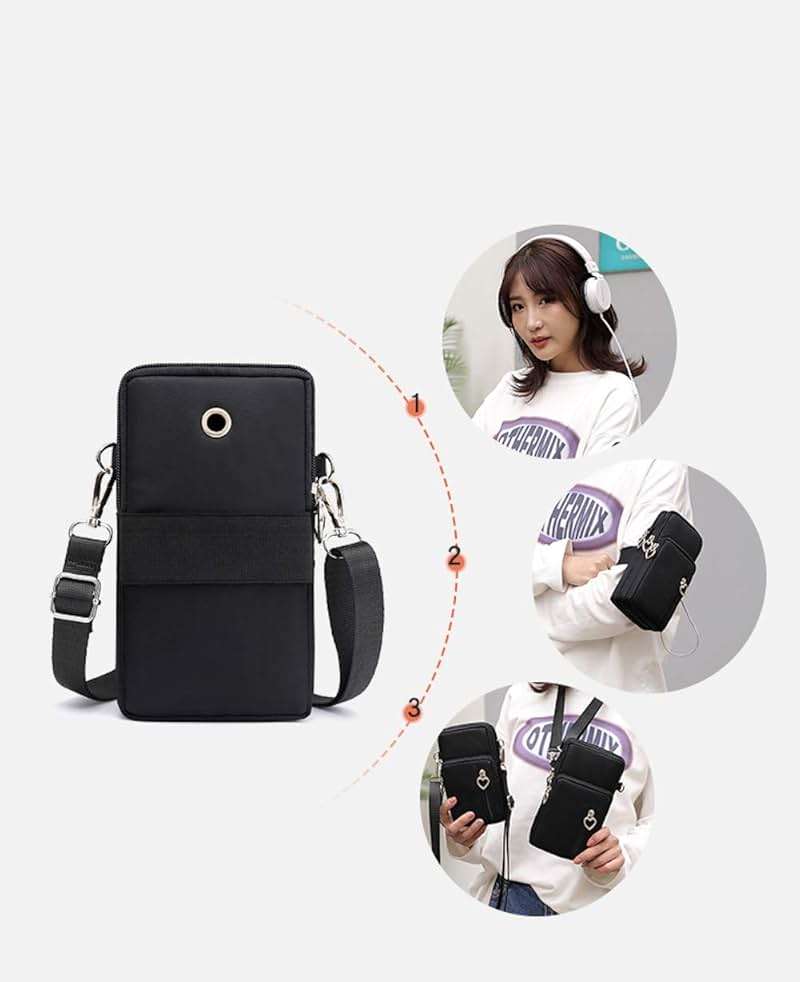 VINAIDA Small Crossbody Wallet Phone Bag Women Mini Crossbody Purse Cell Phone Shoulder Bag Mini Wallet Over Shoulder Strap - Image 5