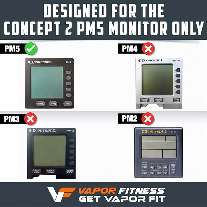 Vapor Fitness Phone Holder Made for PM5 Monitors of Concept 2 Rower, SkiErg and BikeErg - Silicone Smartphone Cradle Compatible with Concept 2 Rowing Machine. Ideal Rower Accessories - Image 7